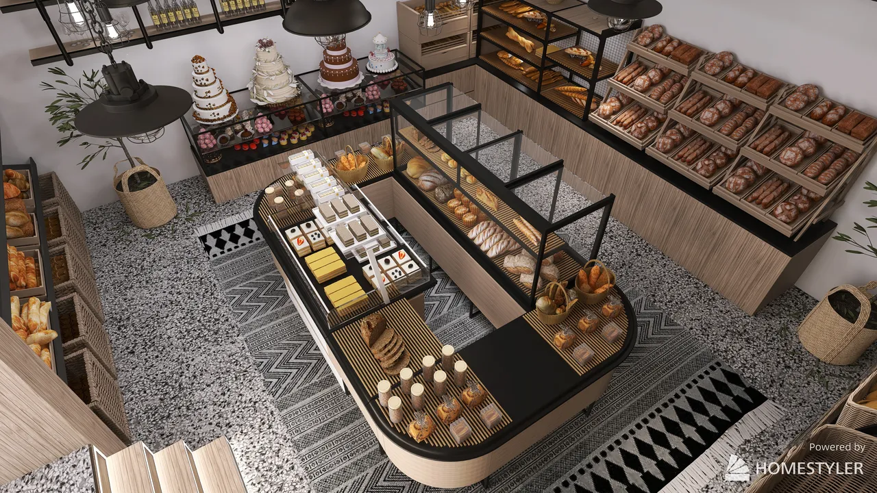 #BakeryContest - Patisserie 3d design renderings